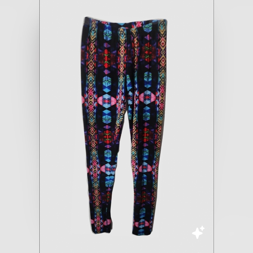 New Mix Multicolor Geometric Leggings
